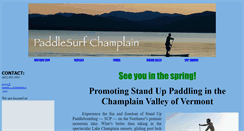 Desktop Screenshot of paddlesurfchamplain.com